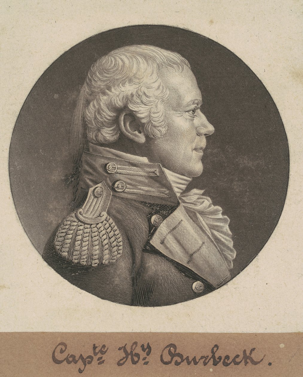 Henry Burbeck autorstwa Charles B. J. Févret de Saint Mémin