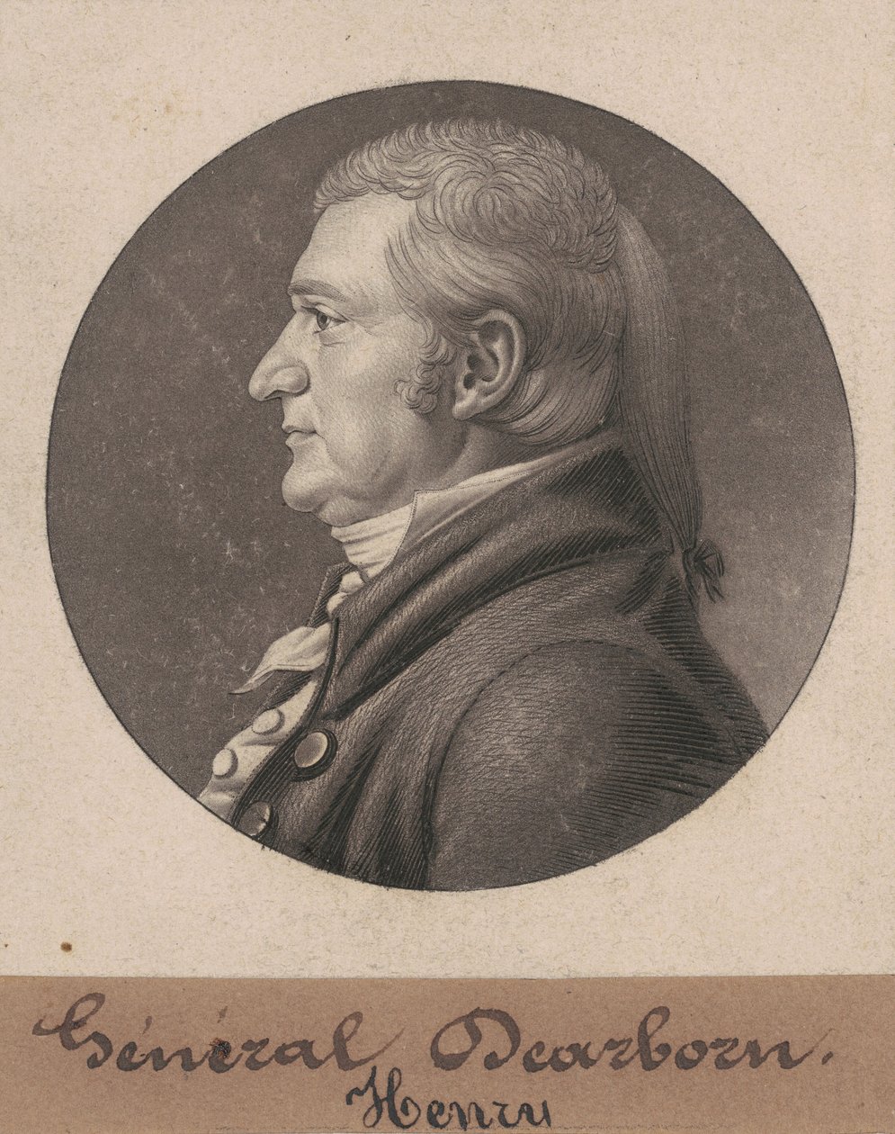 Henryk Dearborn autorstwa Charles B. J. Févret de Saint Mémin