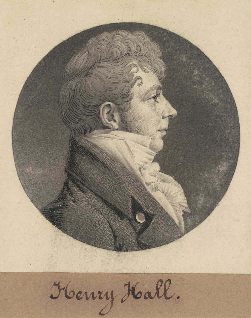 Henryk Hall autorstwa Charles B. J. Févret de Saint Mémin