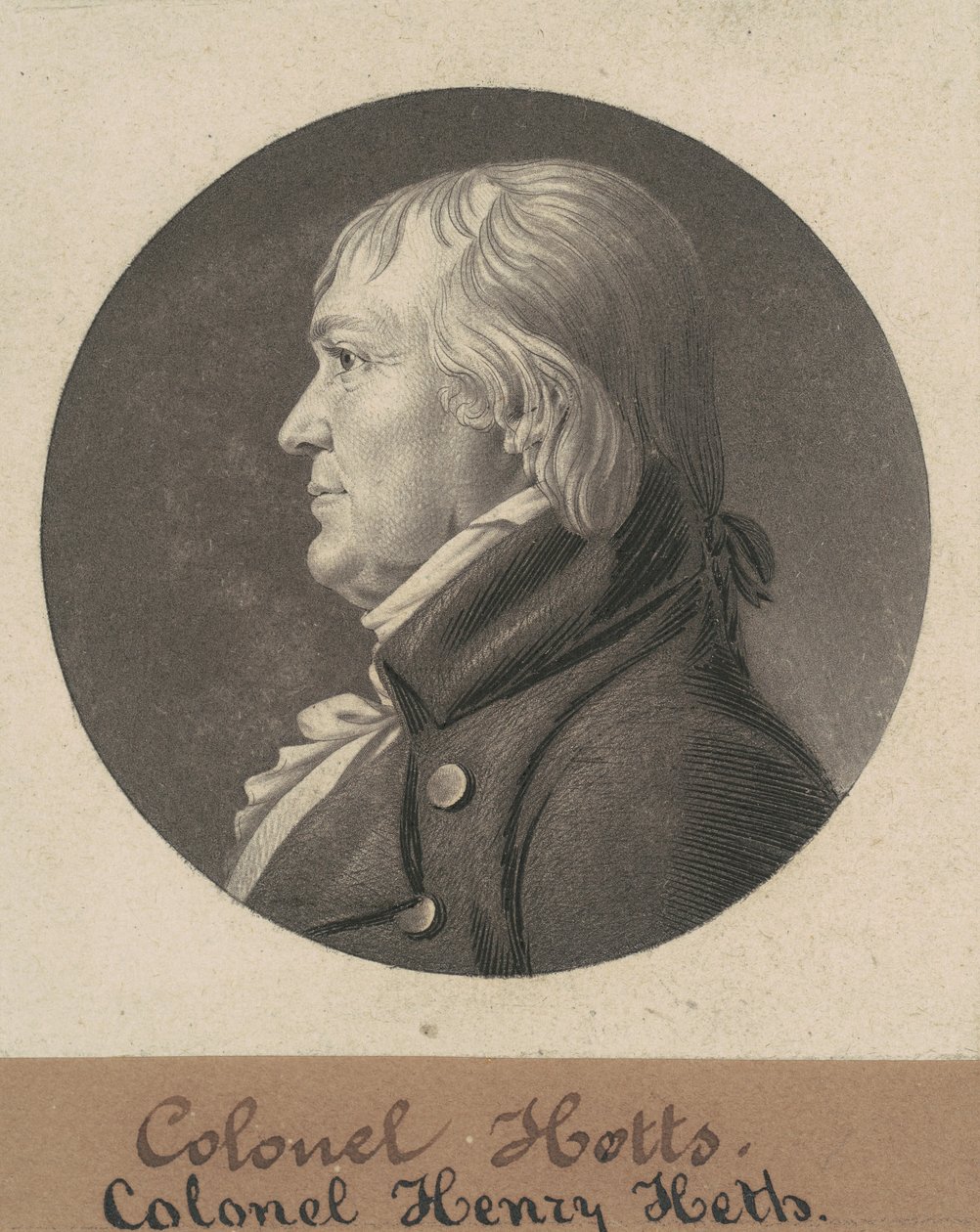 Henryk Heth autorstwa Charles B. J. Févret de Saint Mémin