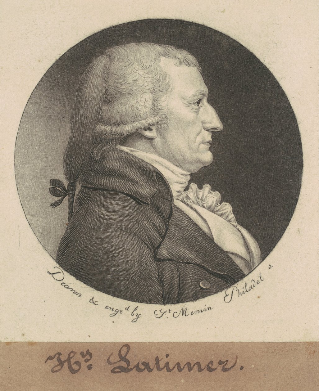 Henry Latimer autorstwa Charles B. J. Févret de Saint Mémin