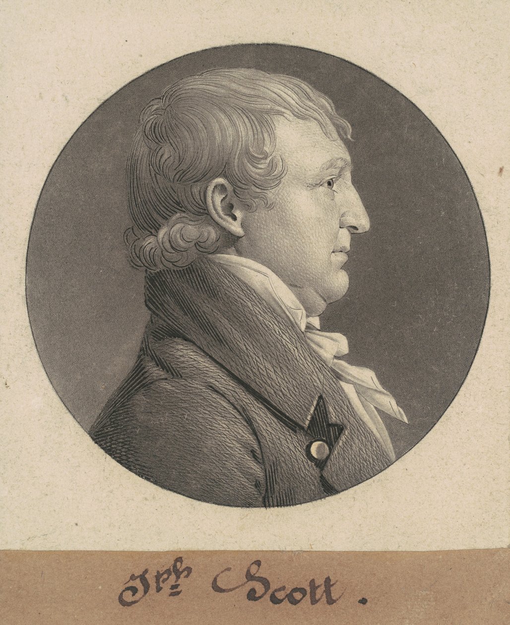 Hubbarda Taylora autorstwa Charles B. J. Févret de Saint Mémin