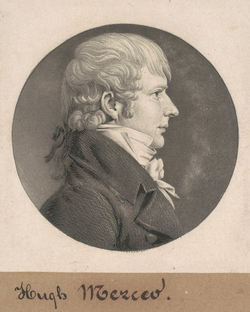 Hugh Najemca Weedon Mercer autorstwa Charles B. J. Févret de Saint Mémin