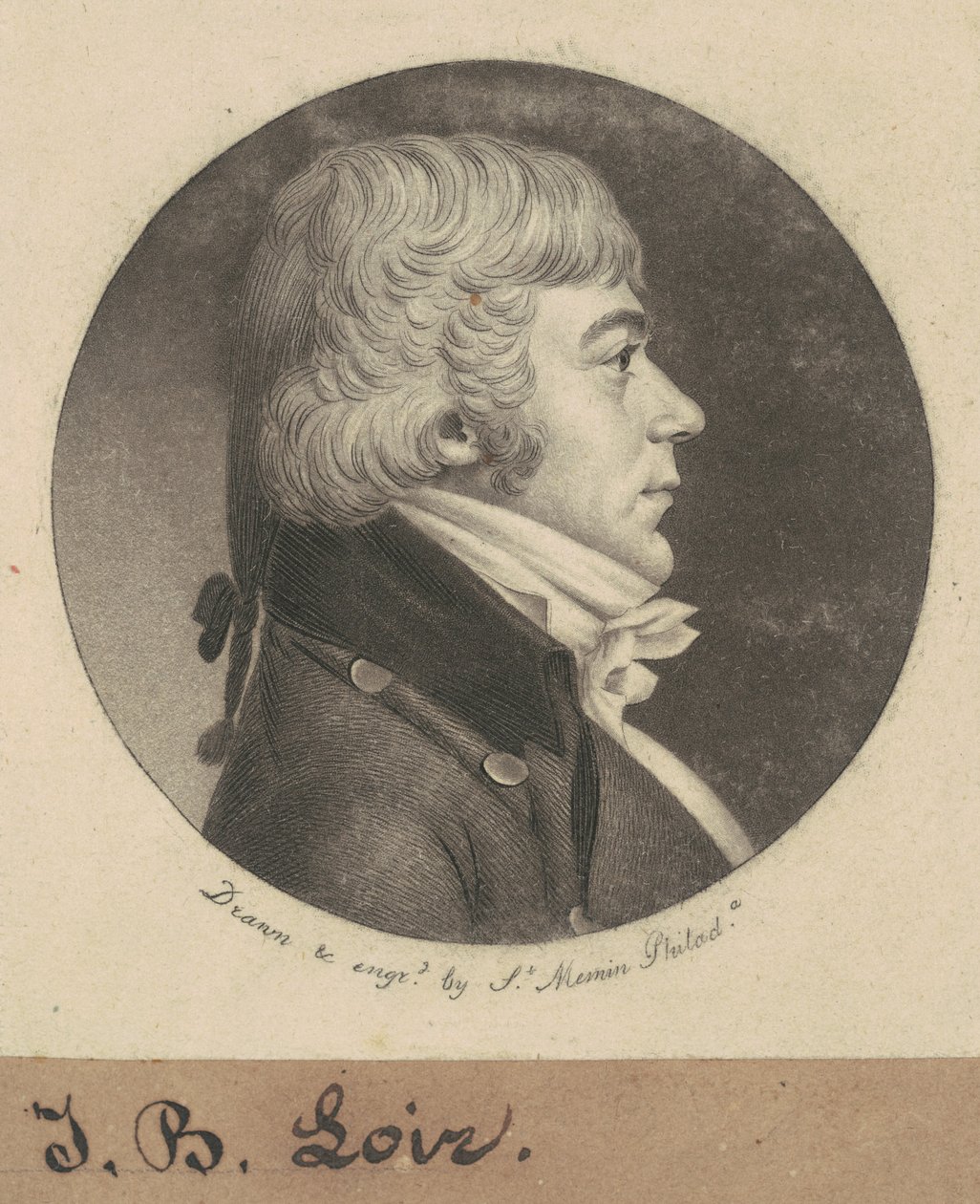 J.B. Loir autorstwa Charles B. J. Févret de Saint Mémin