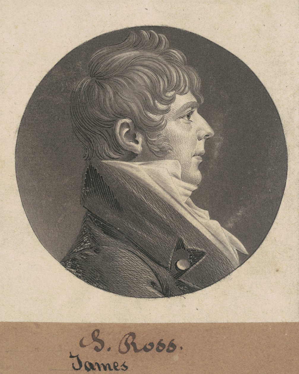 J. Ross autorstwa Charles B. J. Févret de Saint Mémin