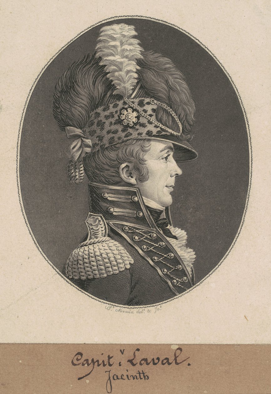 Jacinto Laval autorstwa Charles B. J. Févret de Saint Mémin