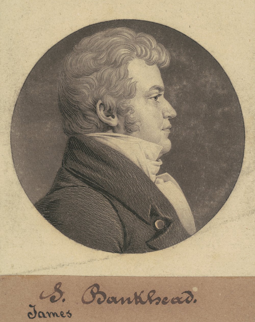 James Bankhead autorstwa Charles B. J. Févret de Saint Mémin