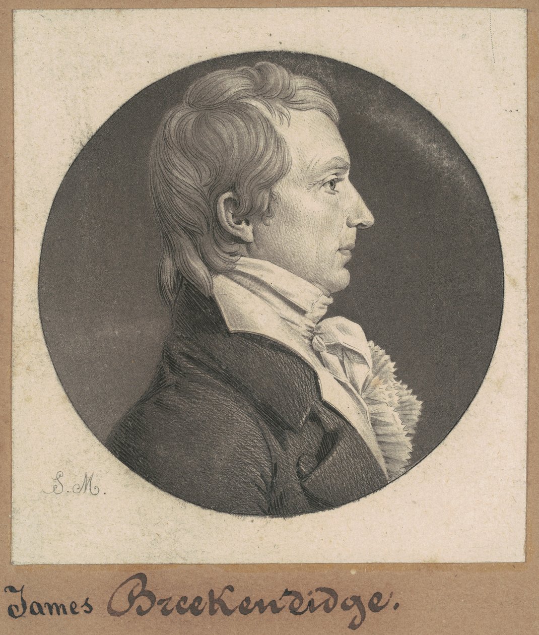 James Breckinridge autorstwa Charles B. J. Févret de Saint Mémin