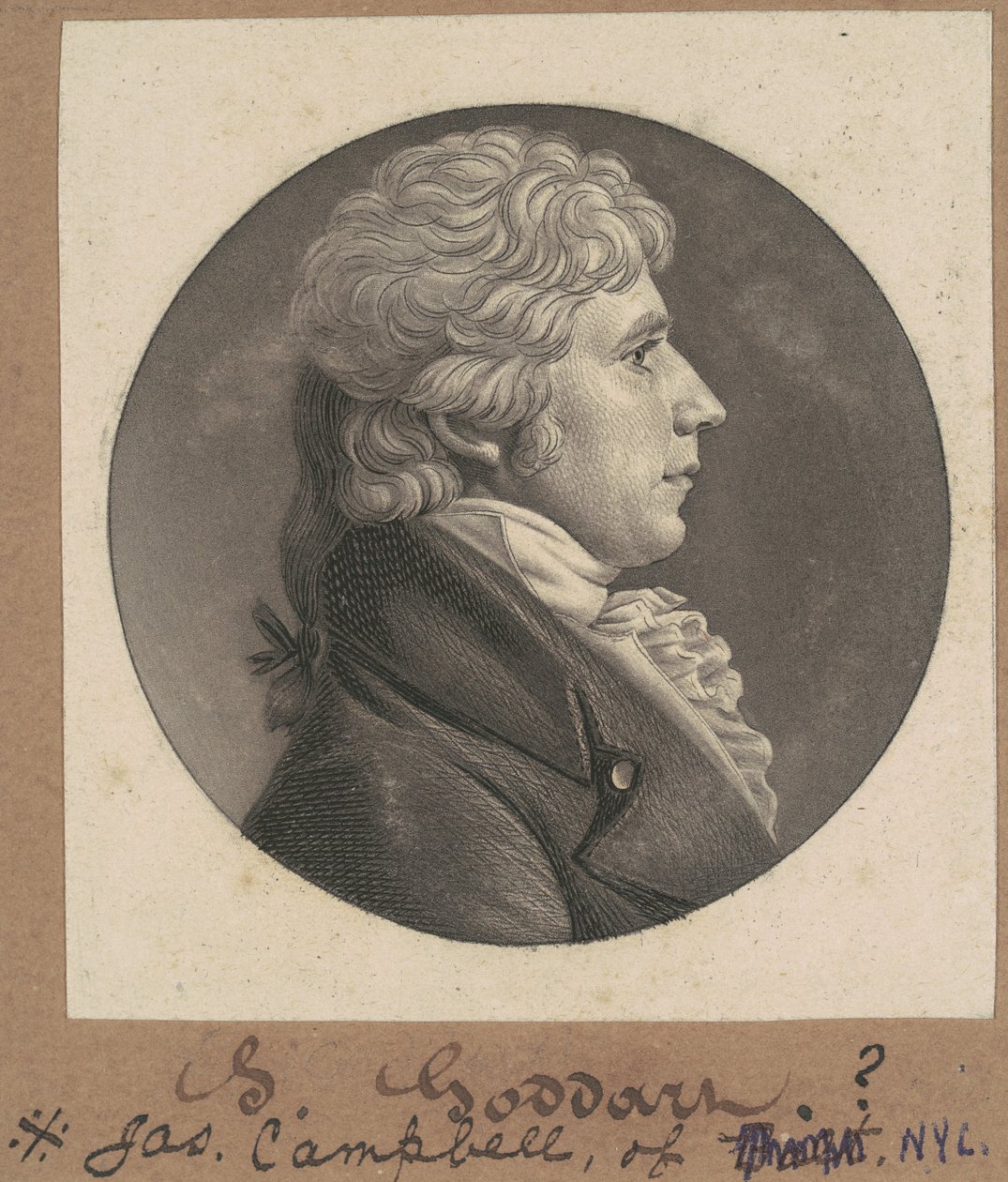 James Campbell autorstwa Charles B. J. Févret de Saint Mémin