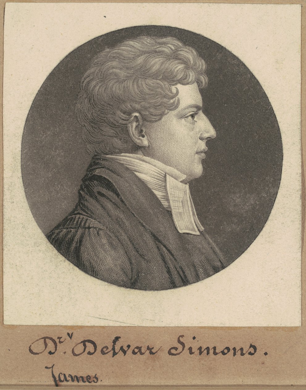 James Dewar Simons autorstwa Charles B. J. Févret de Saint Mémin