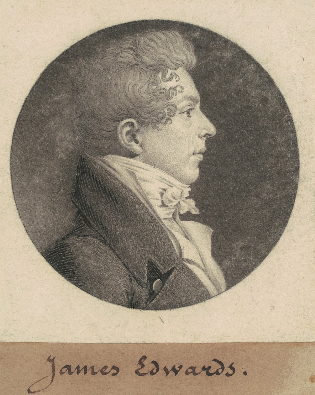 James Edwards autorstwa Charles B. J. Févret de Saint Mémin