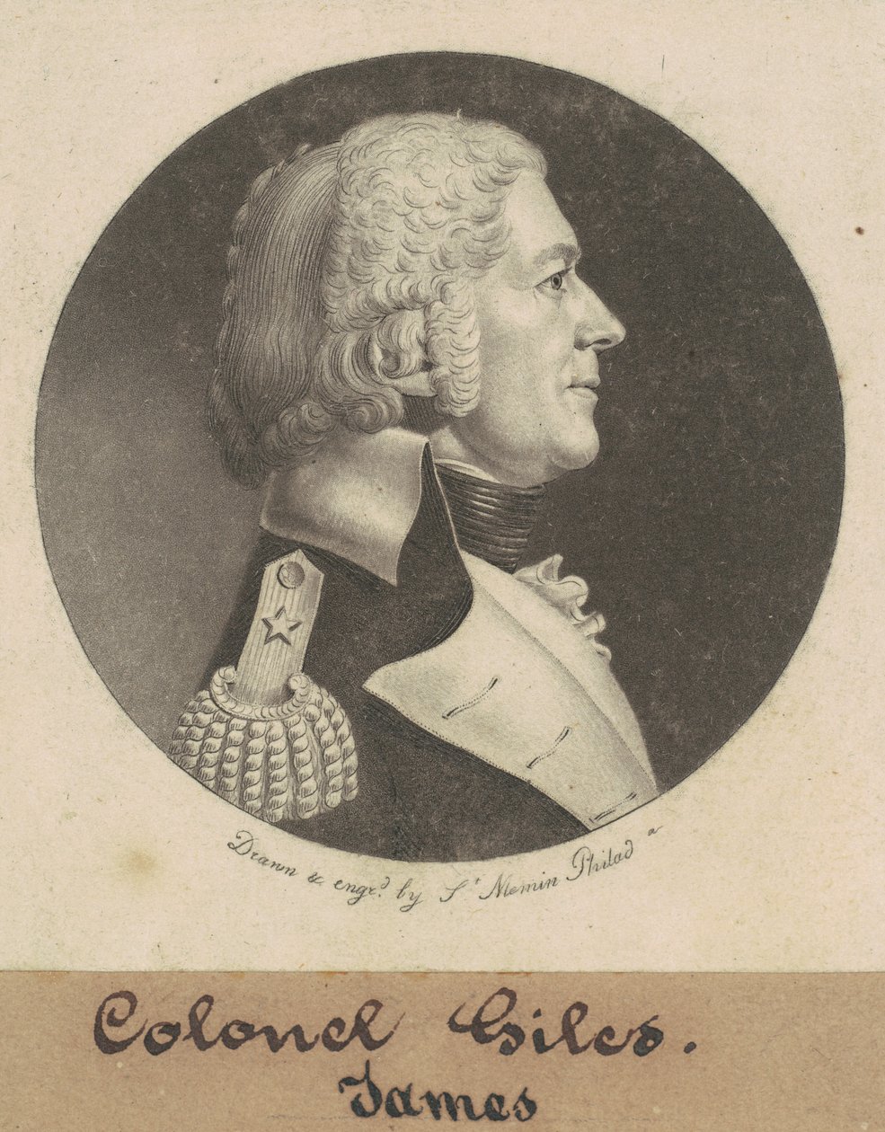 James Giles autorstwa Charles B. J. Févret de Saint Mémin