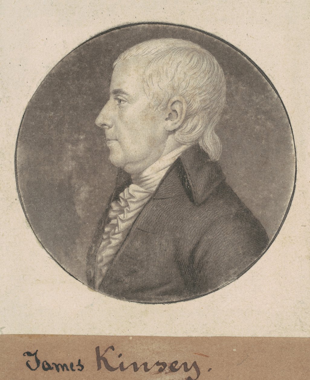 James Kinsey autorstwa Charles B. J. Févret de Saint Mémin