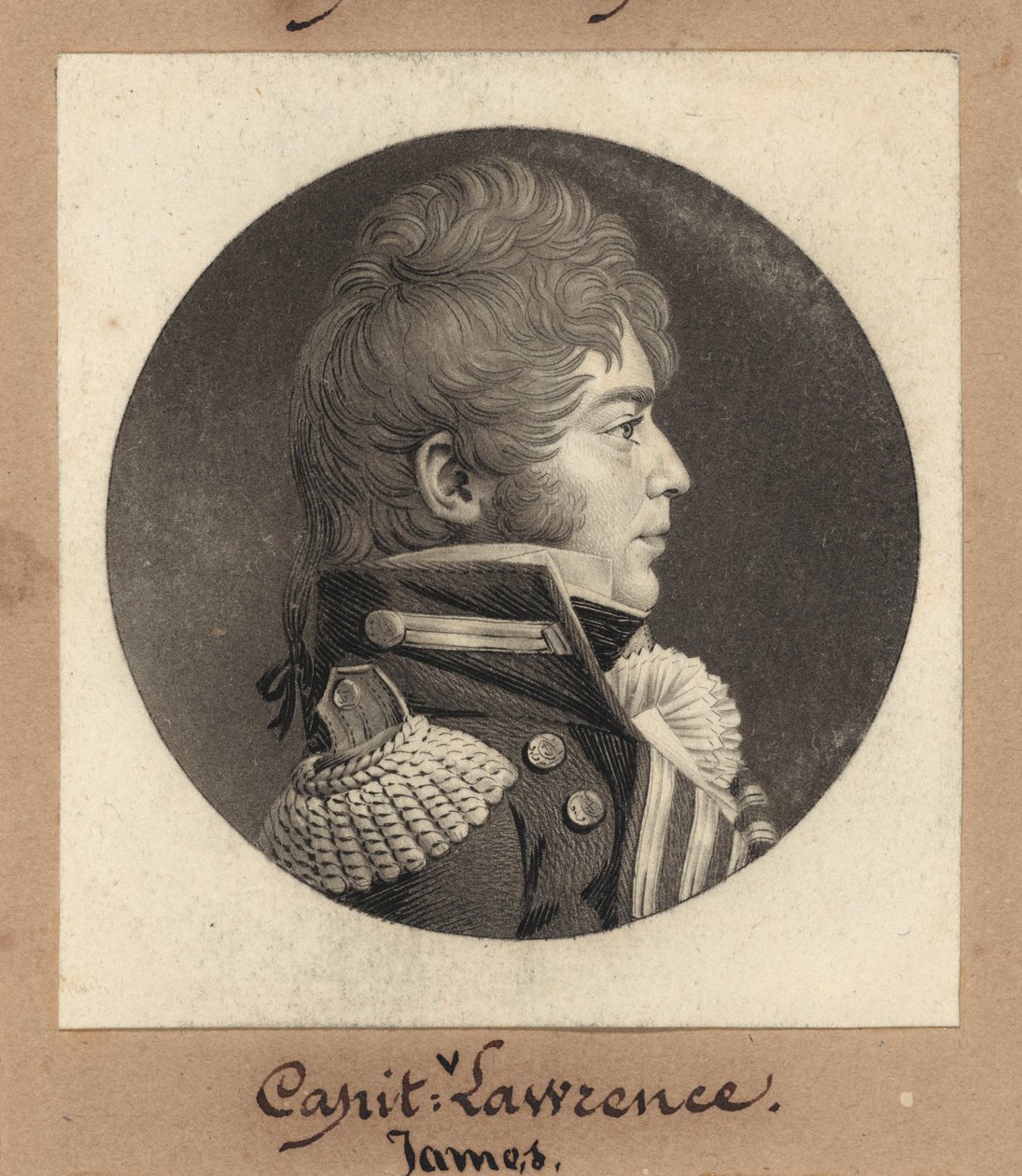 James Lawrence autorstwa Charles B. J. Févret de Saint Mémin