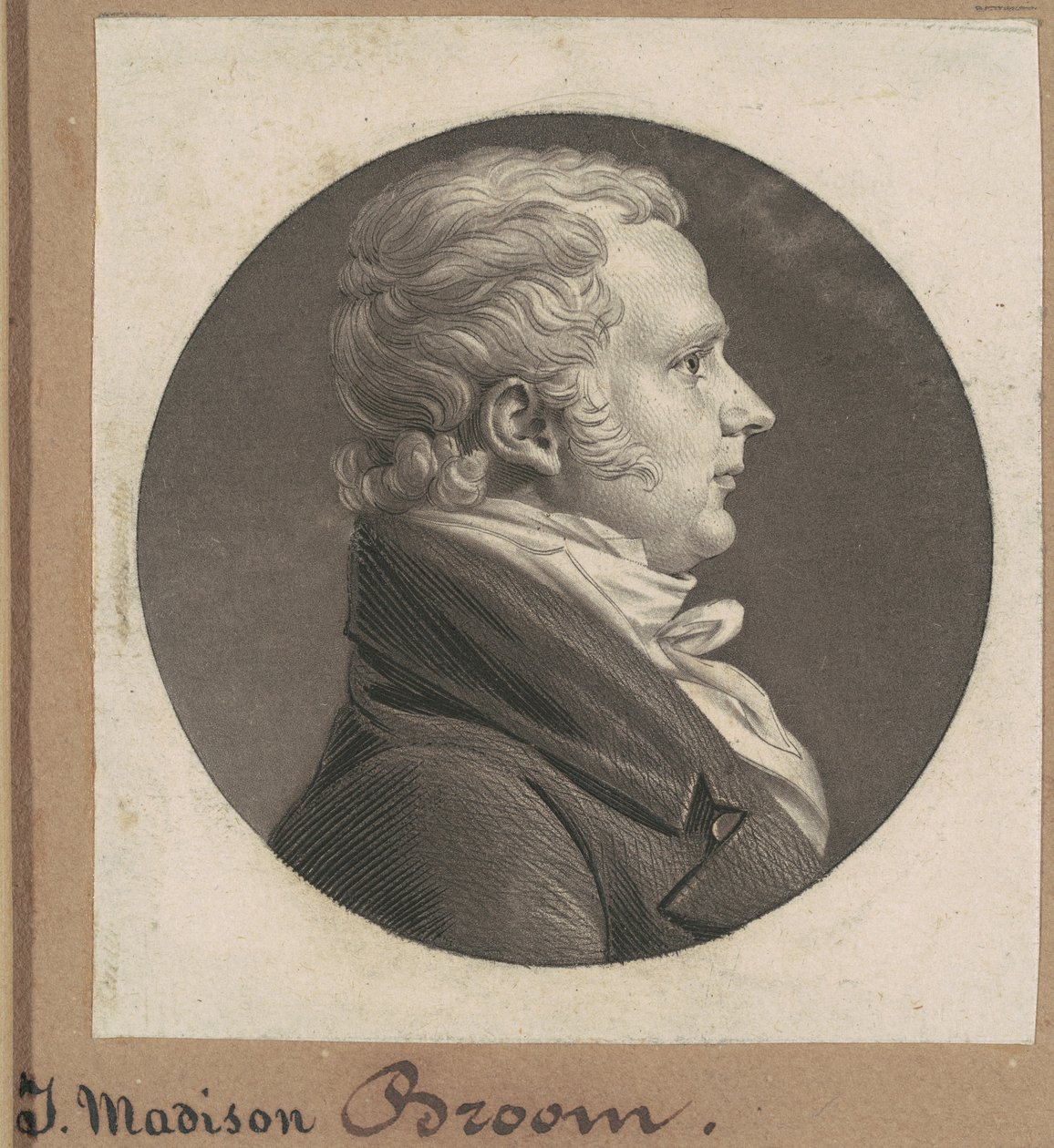 James Madison Miotła autorstwa Charles B. J. Févret de Saint Mémin