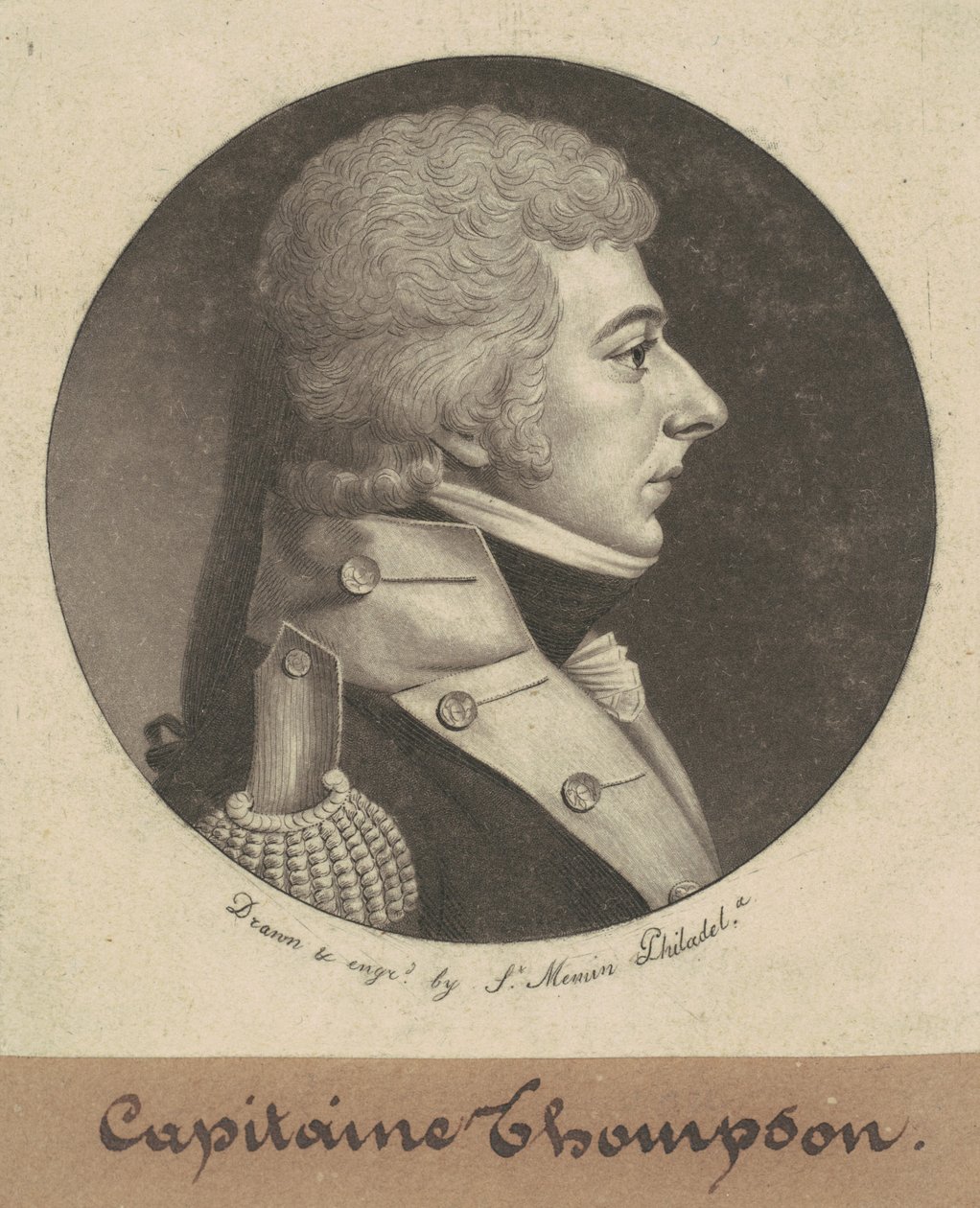 James Thompson autorstwa Charles B. J. Févret de Saint Mémin