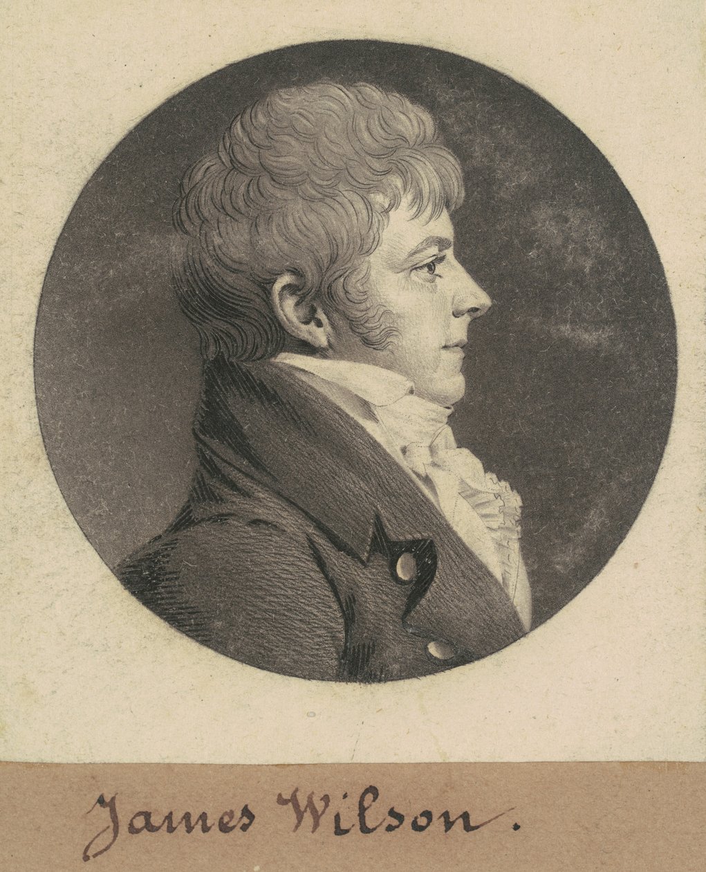 James Wilson autorstwa Charles B. J. Févret de Saint Mémin