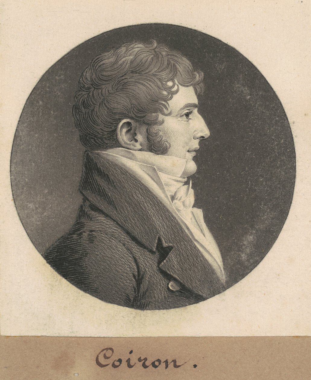 Jean Joseph Coiron autorstwa Charles B. J. Févret de Saint Mémin