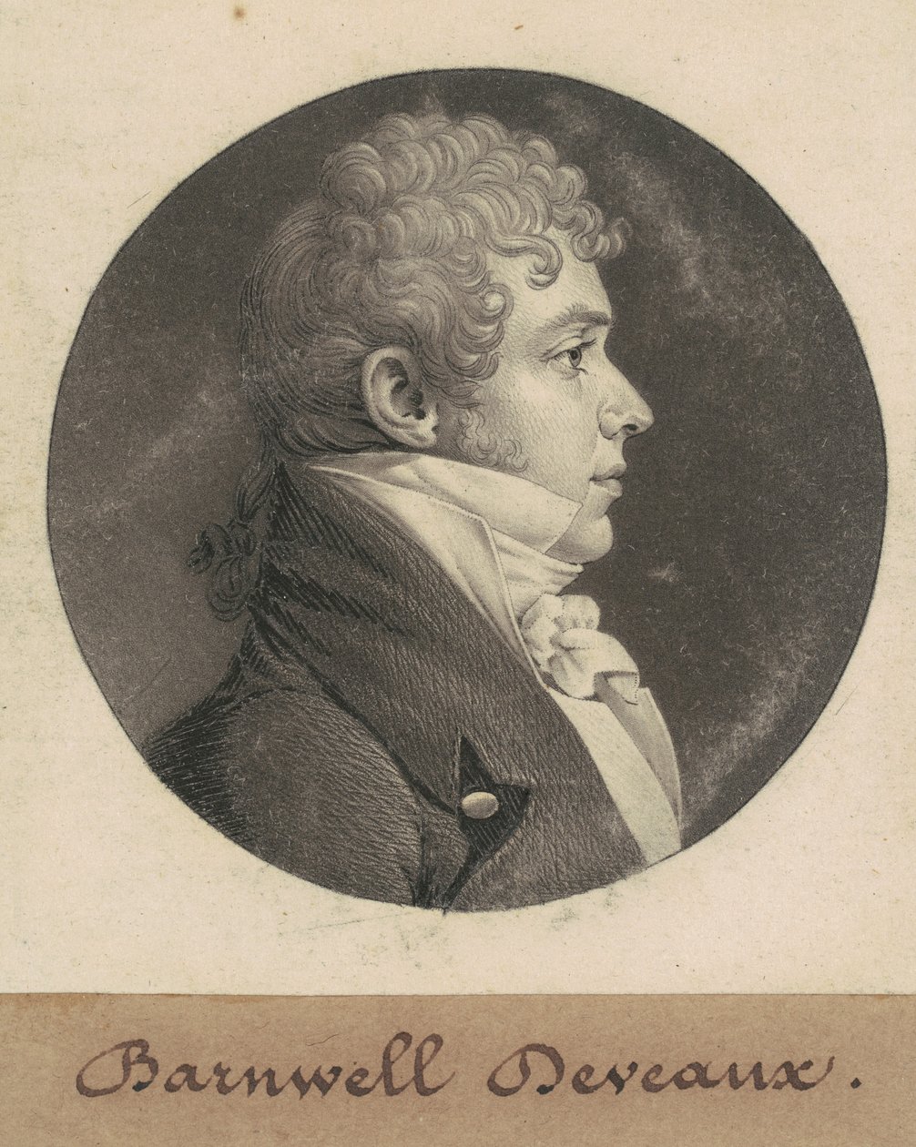 John Barnwell Deveaux autorstwa Charles B. J. Févret de Saint Mémin