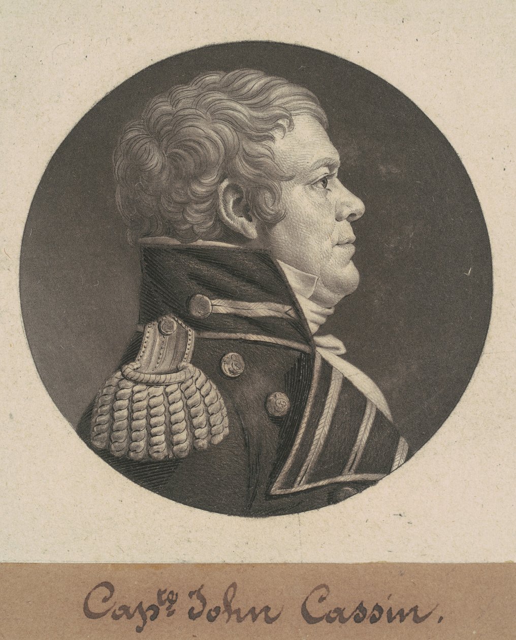 John Cassin autorstwa Charles B. J. Févret de Saint Mémin