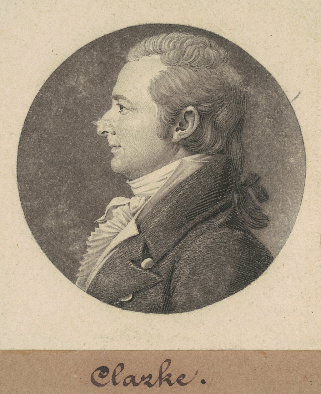 John Clarke autorstwa Charles B. J. Févret de Saint Mémin