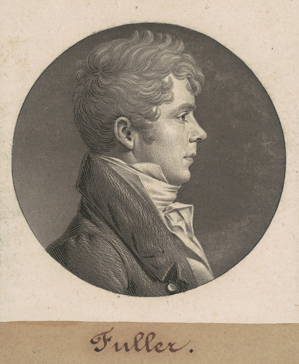 John Coles III autorstwa Charles B. J. Févret de Saint Mémin