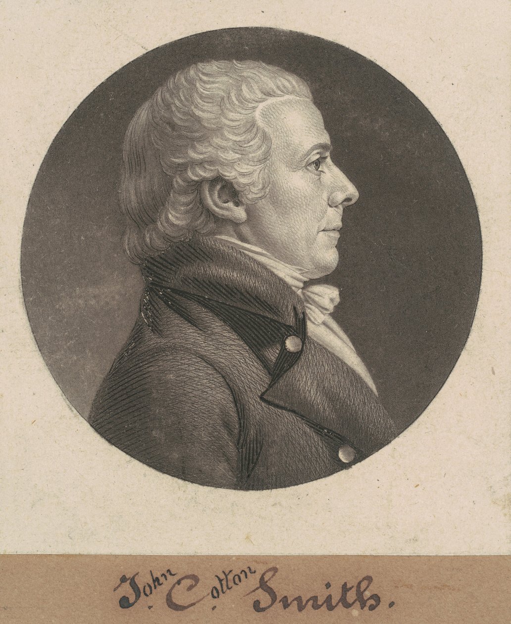 John Cotton Smith autorstwa Charles B. J. Févret de Saint Mémin