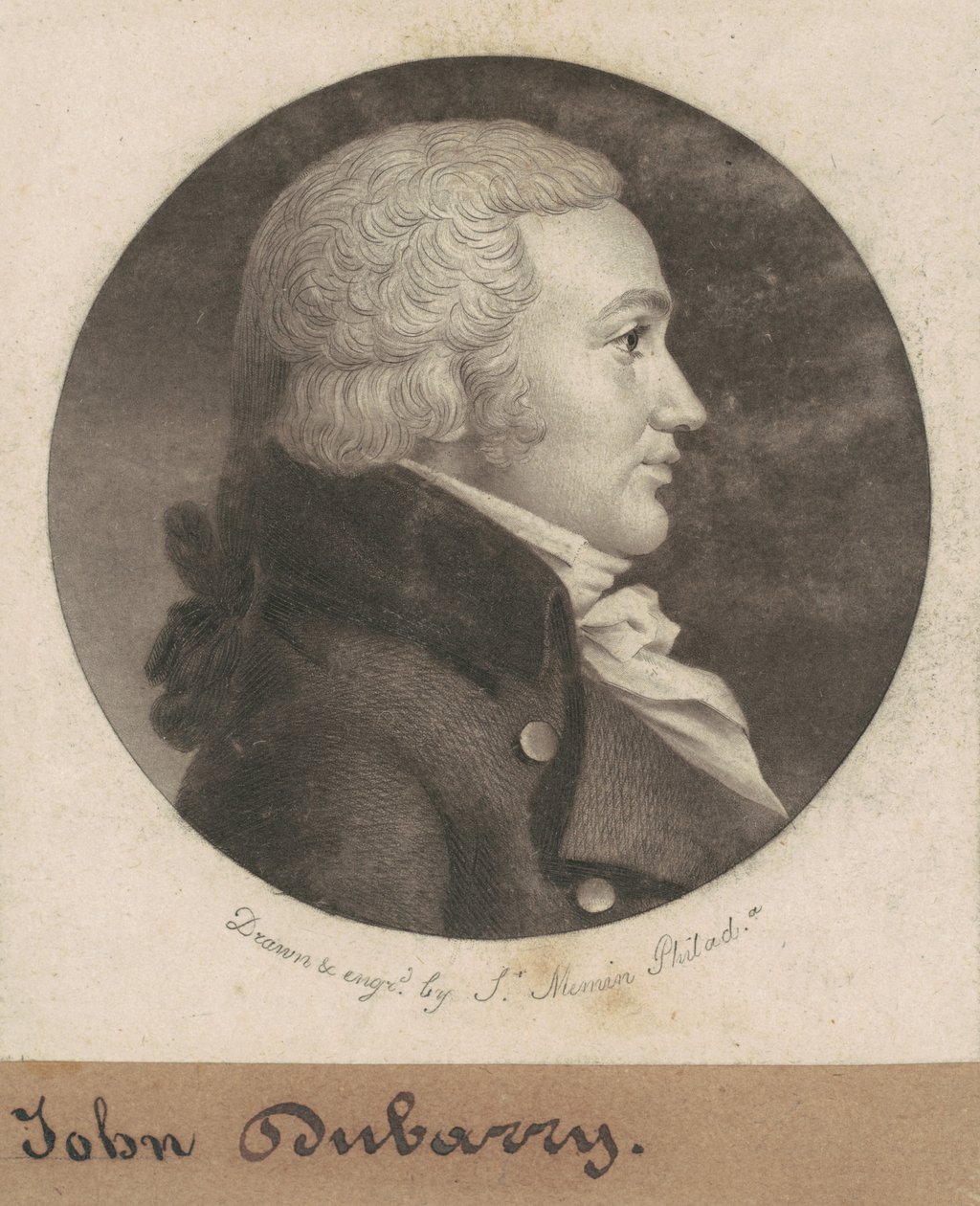 John Dubarry autorstwa Charles B. J. Févret de Saint Mémin