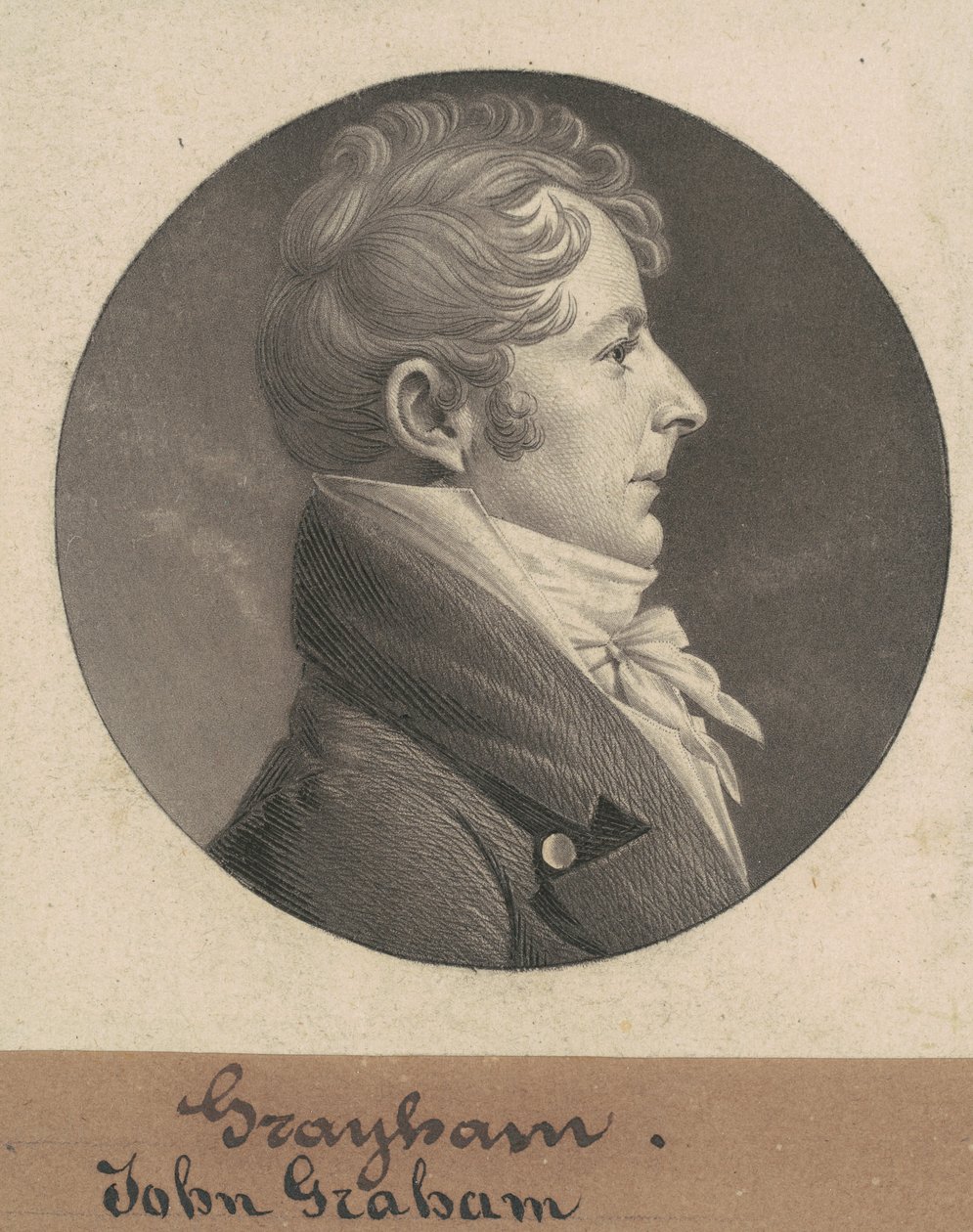 Jana Grahama autorstwa Charles B. J. Févret de Saint Mémin