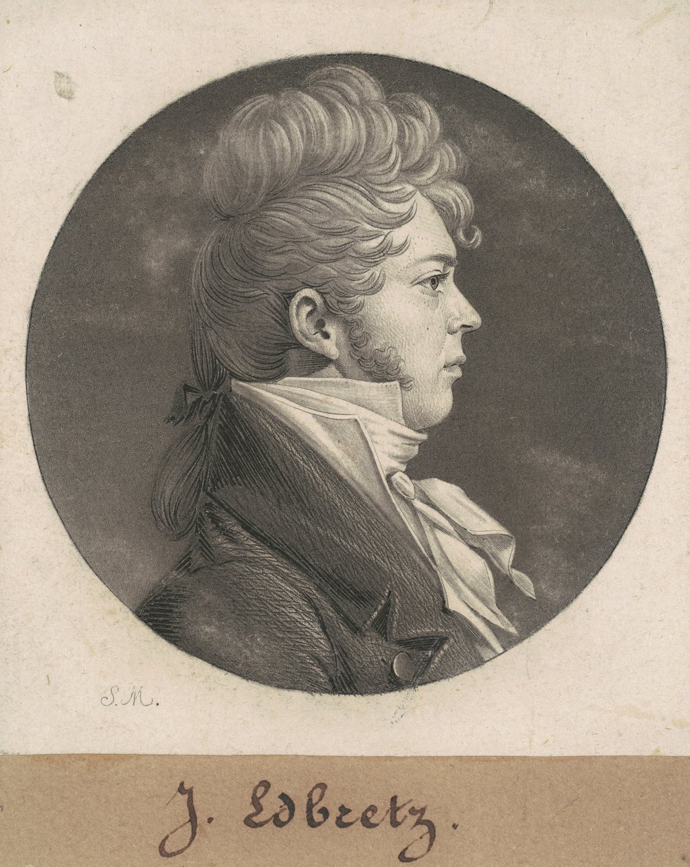 John Hill Smith autorstwa Charles B. J. Févret de Saint Mémin