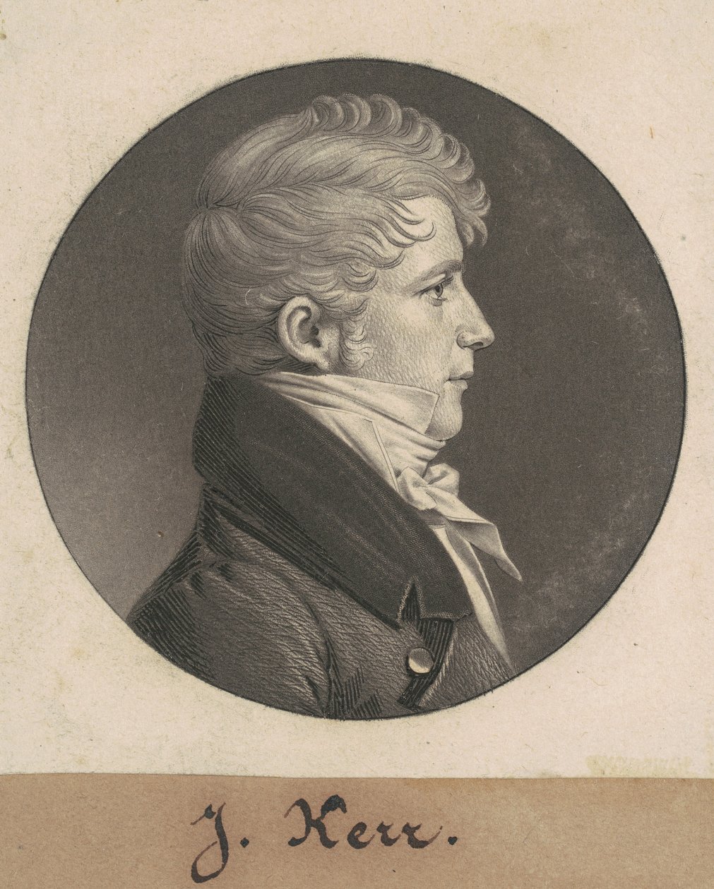 John Leeds Kerr autorstwa Charles B. J. Févret de Saint Mémin