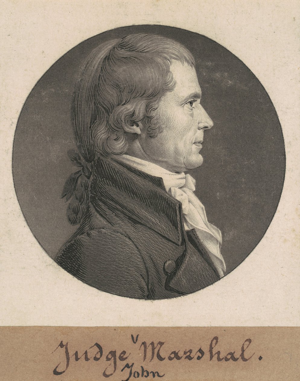 John Marshall autorstwa Charles B. J. Févret de Saint Mémin