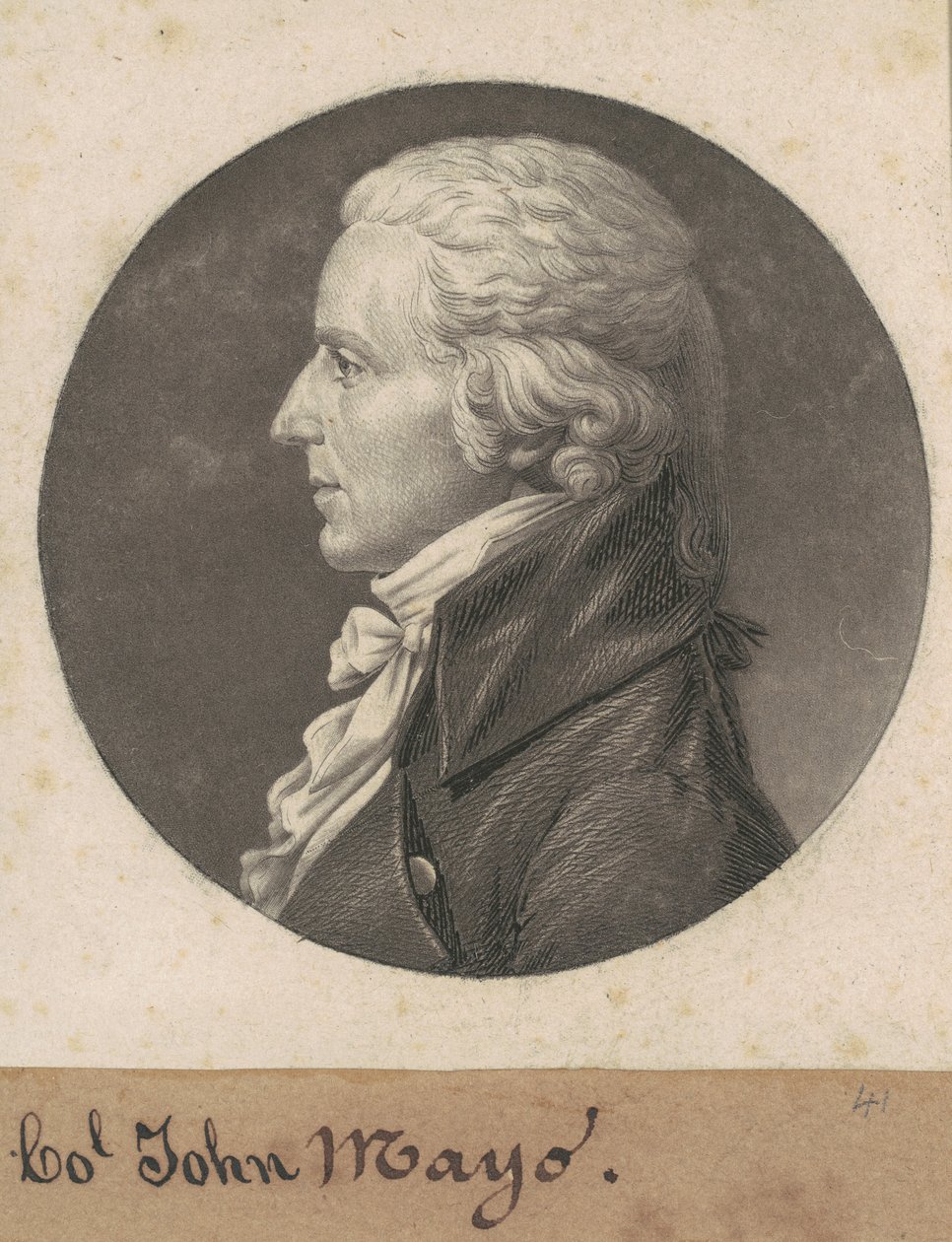 Jan Maj II autorstwa Charles B. J. Févret de Saint Mémin