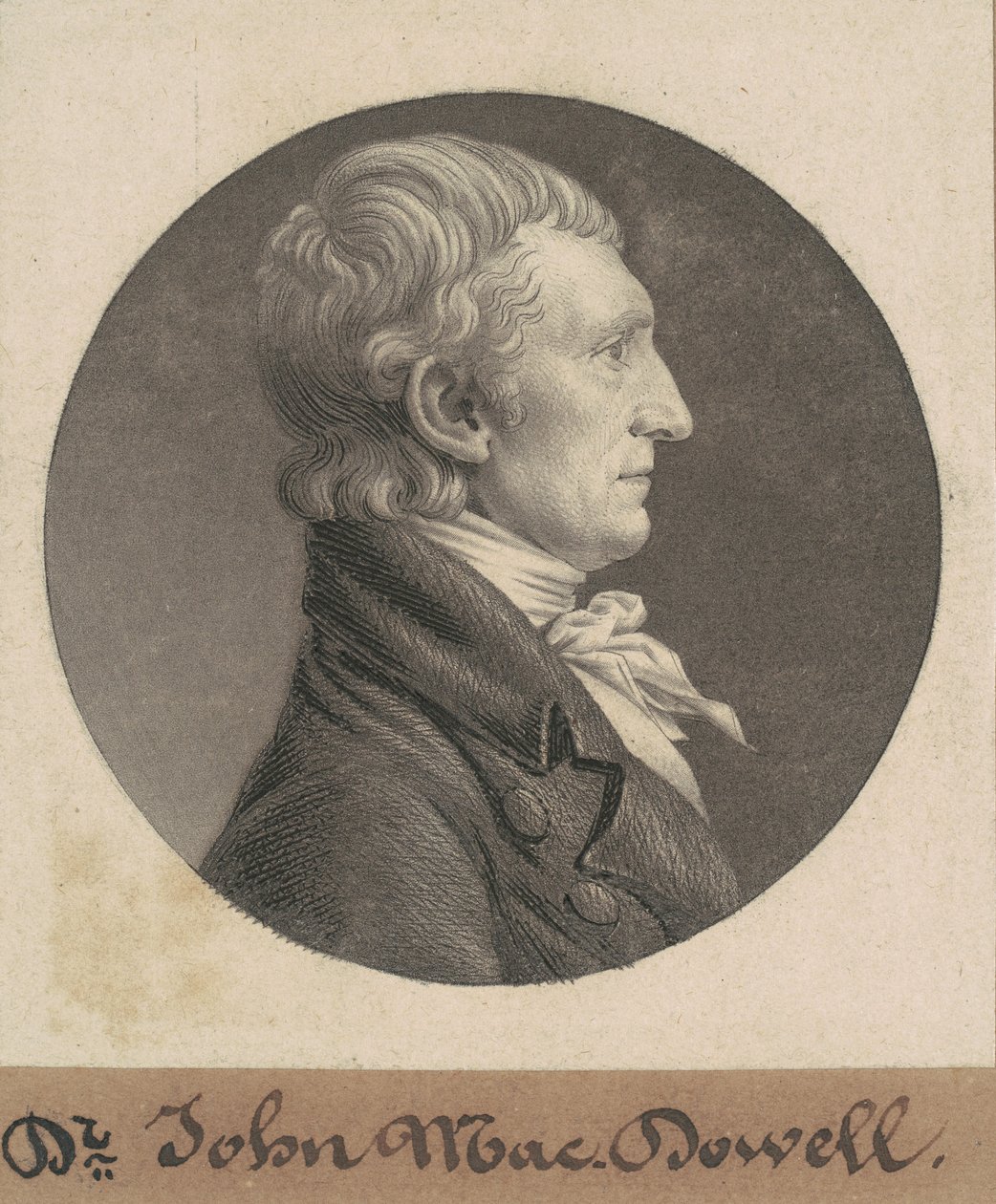 John McDowell autorstwa Charles B. J. Févret de Saint Mémin