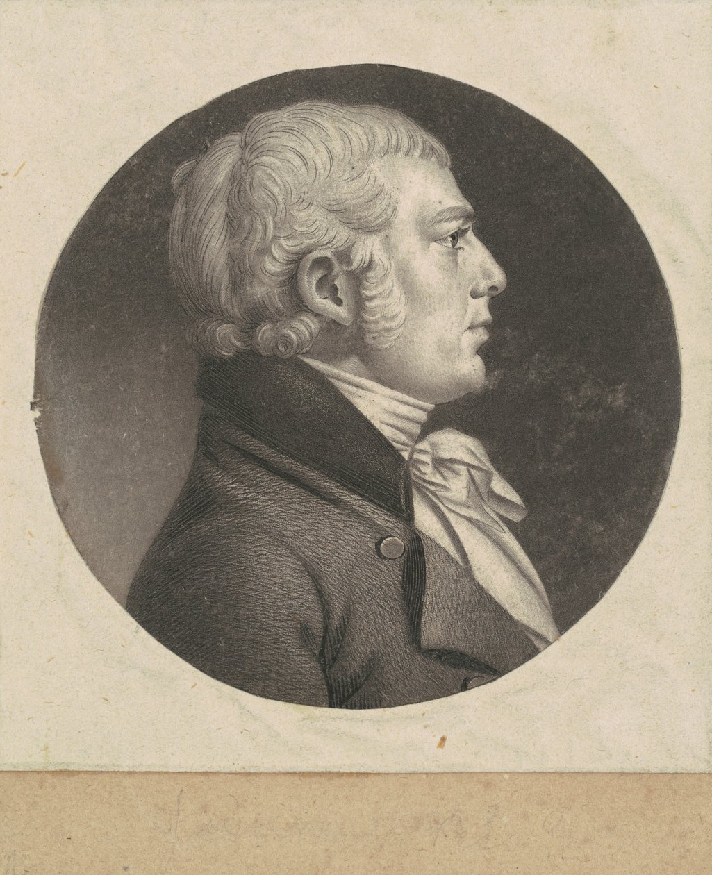 John Moore White autorstwa Charles B. J. Févret de Saint Mémin
