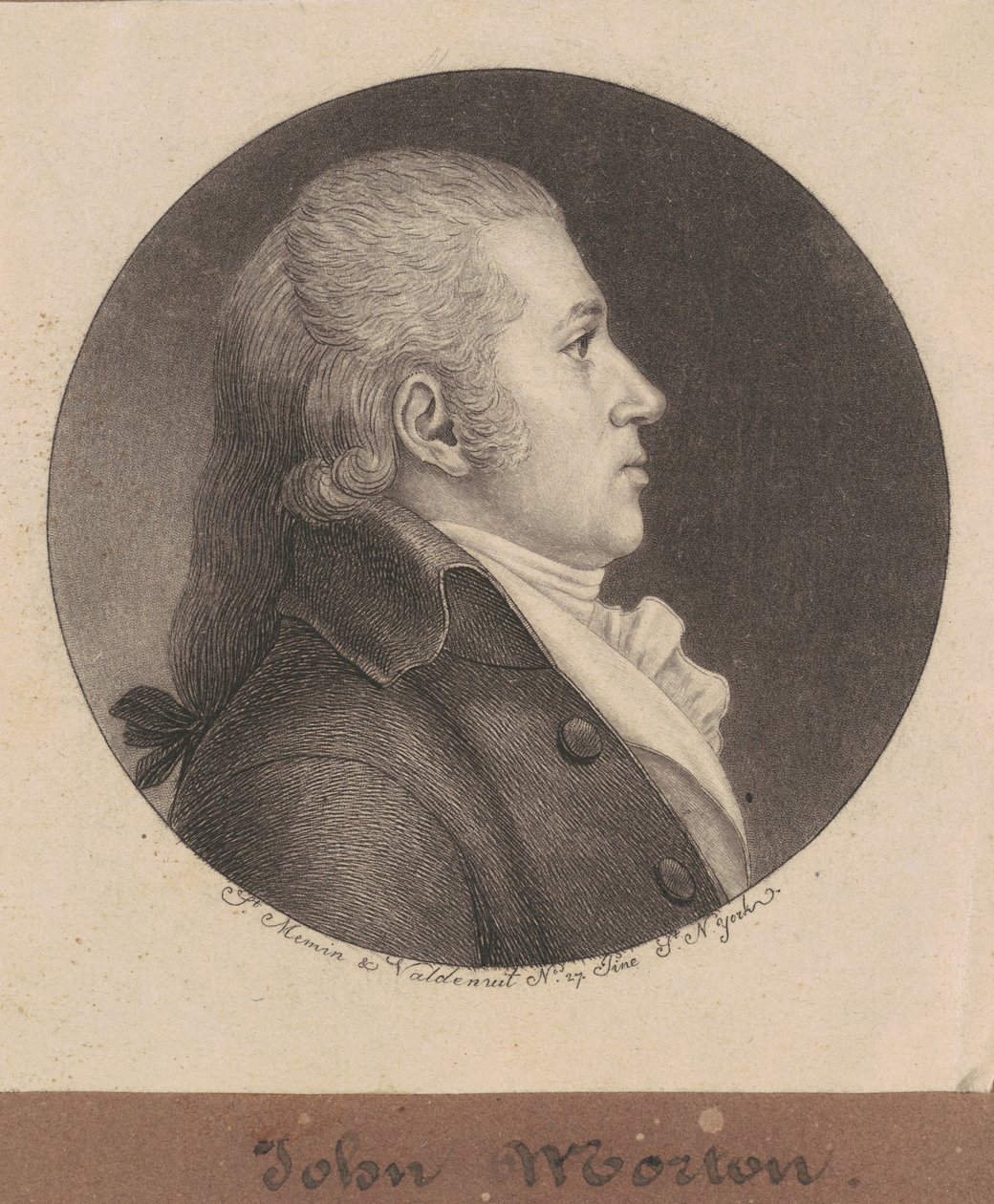 John Morton autorstwa Charles B. J. Févret de Saint Mémin