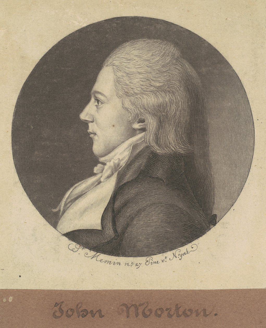 John Morton autorstwa Charles B. J. Févret de Saint Mémin