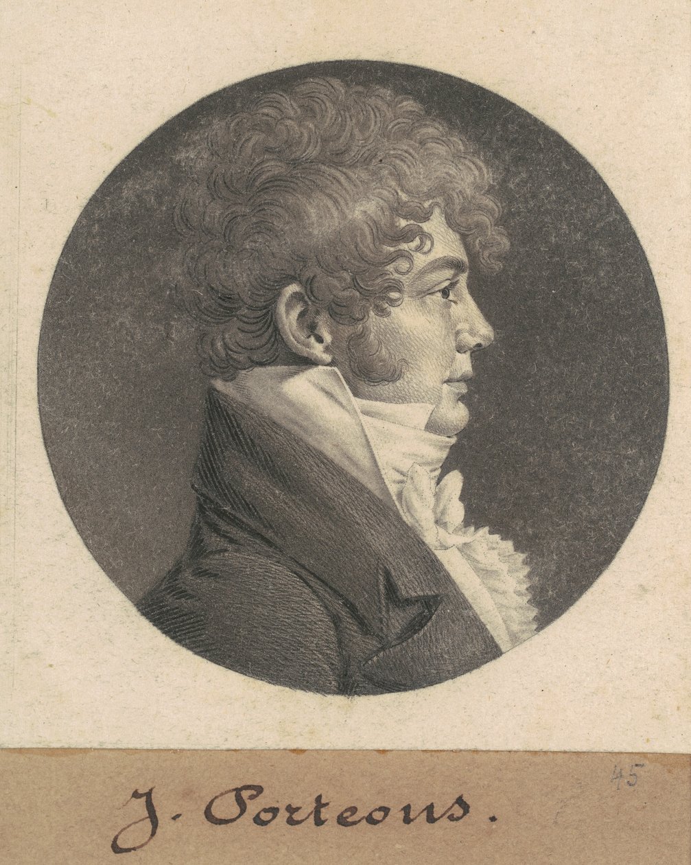 Jan Porteous autorstwa Charles B. J. Févret de Saint Mémin