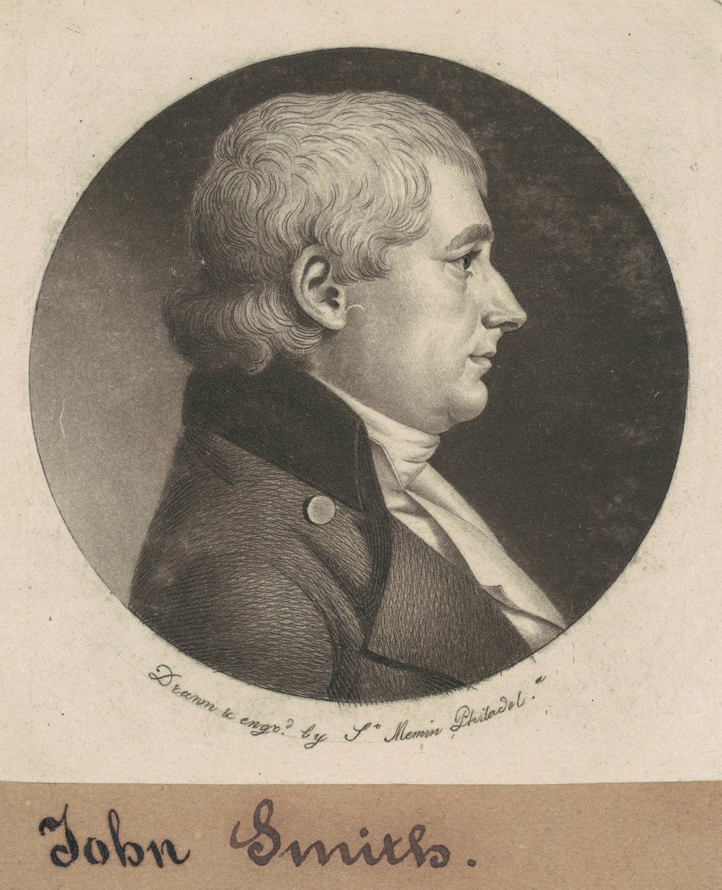 John Smith autorstwa Charles B. J. Févret de Saint Mémin