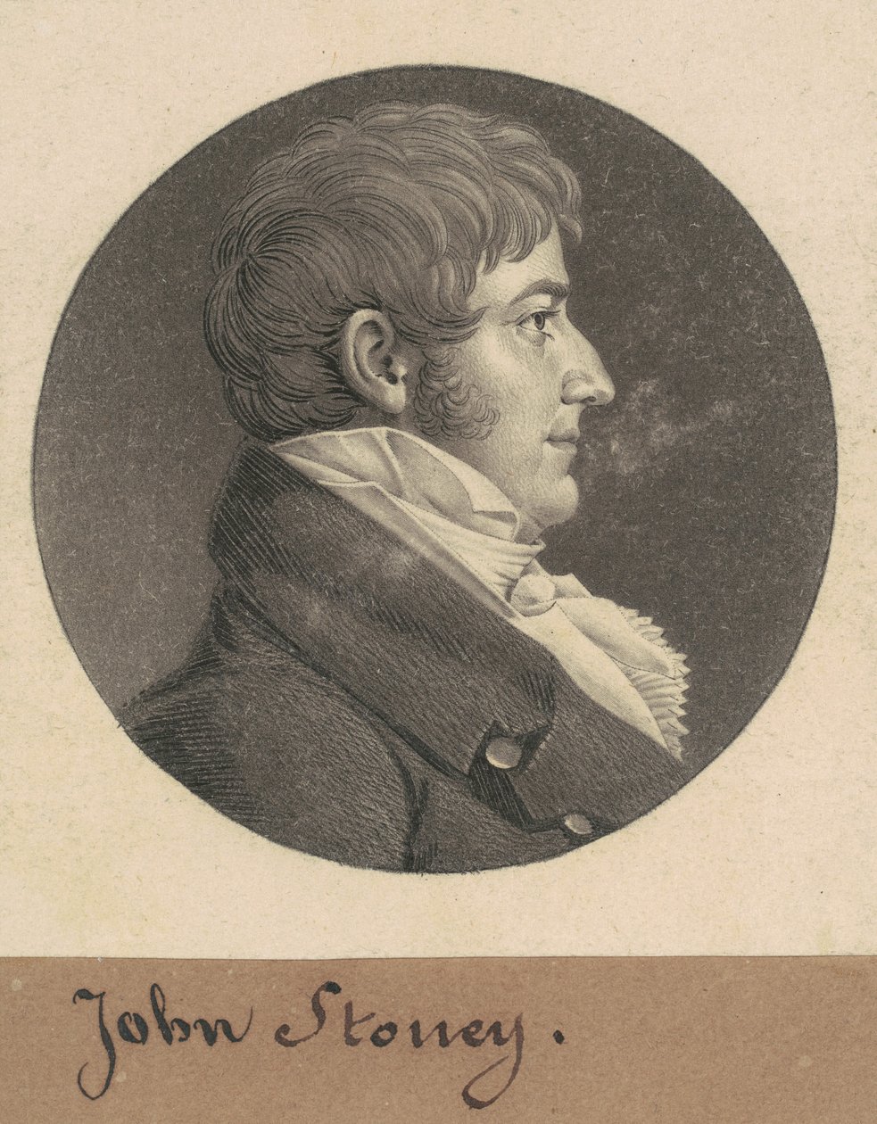 John Stoney autorstwa Charles B. J. Févret de Saint Mémin