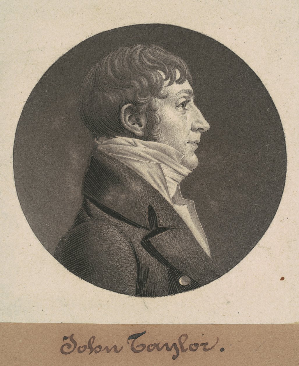 John Taylor autorstwa Charles B. J. Févret de Saint Mémin
