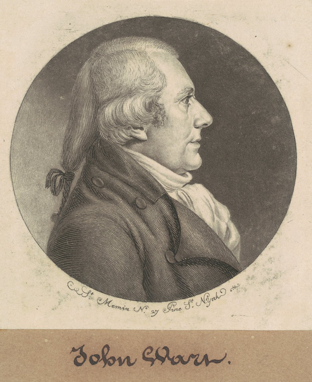Jan Warta autorstwa Charles B. J. Févret de Saint Mémin
