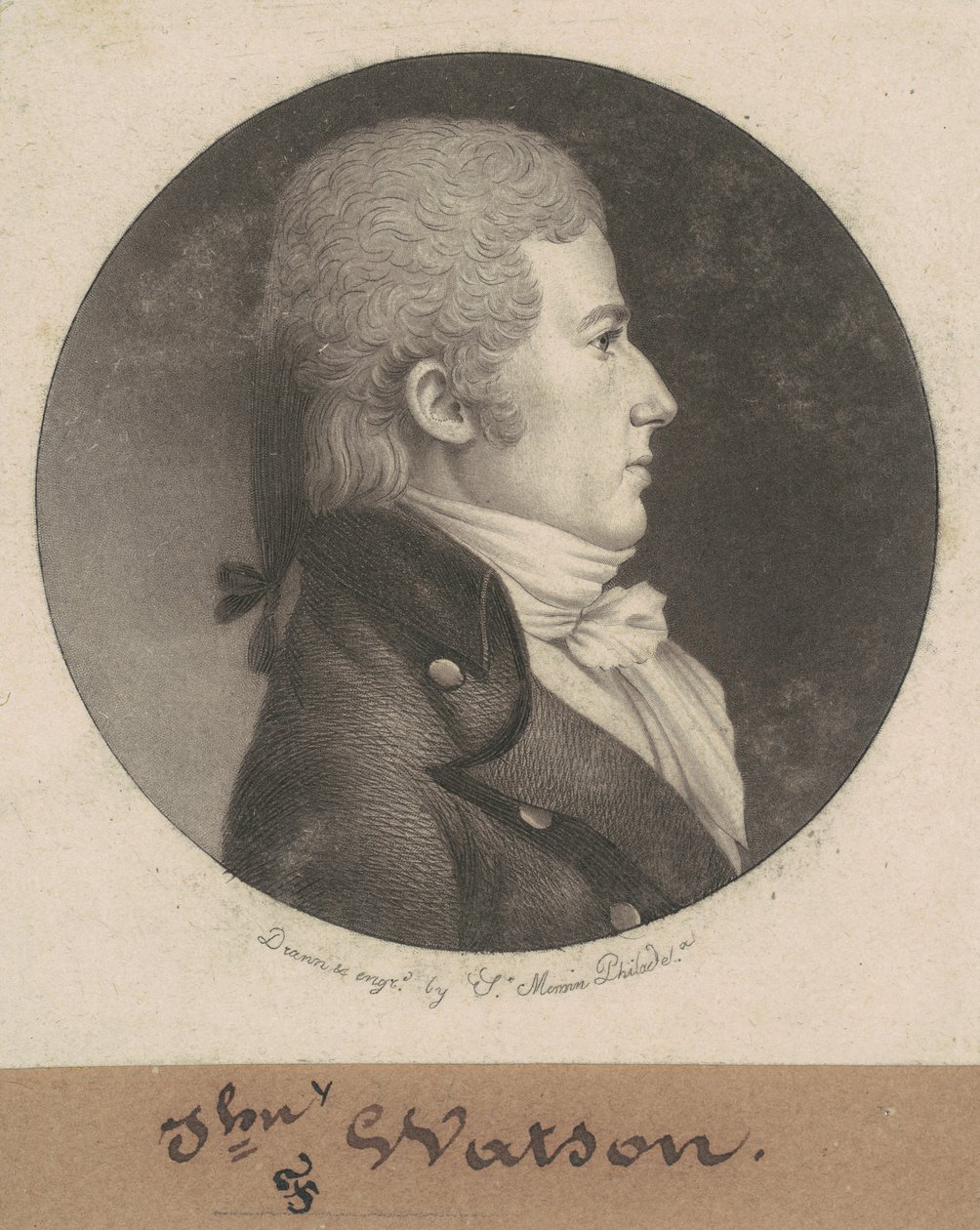 John Watson autorstwa Charles B. J. Févret de Saint Mémin