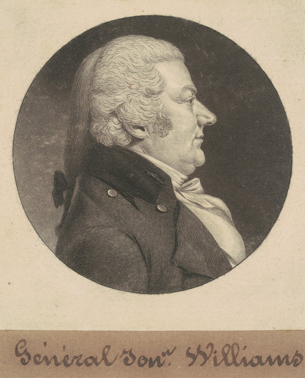 Jonathan Williams autorstwa Charles B. J. Févret de Saint Mémin