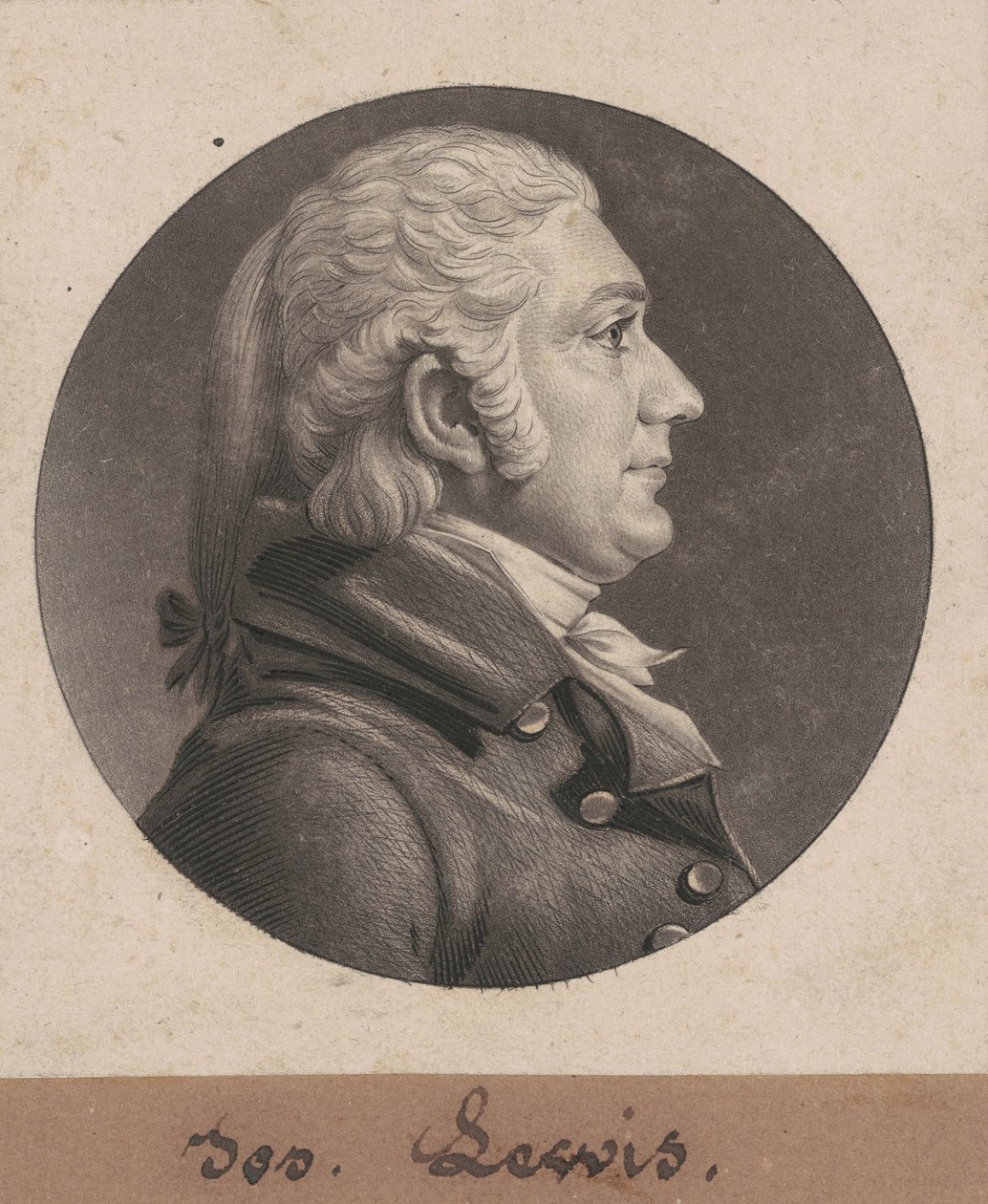 Joseph C. Lewis II autorstwa Charles B. J. Févret de Saint Mémin