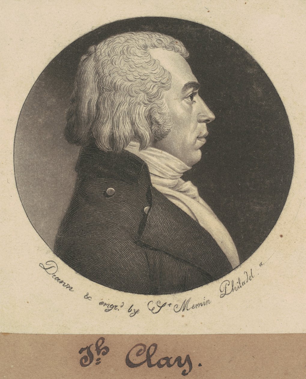 Józef Glina autorstwa Charles B. J. Févret de Saint Mémin
