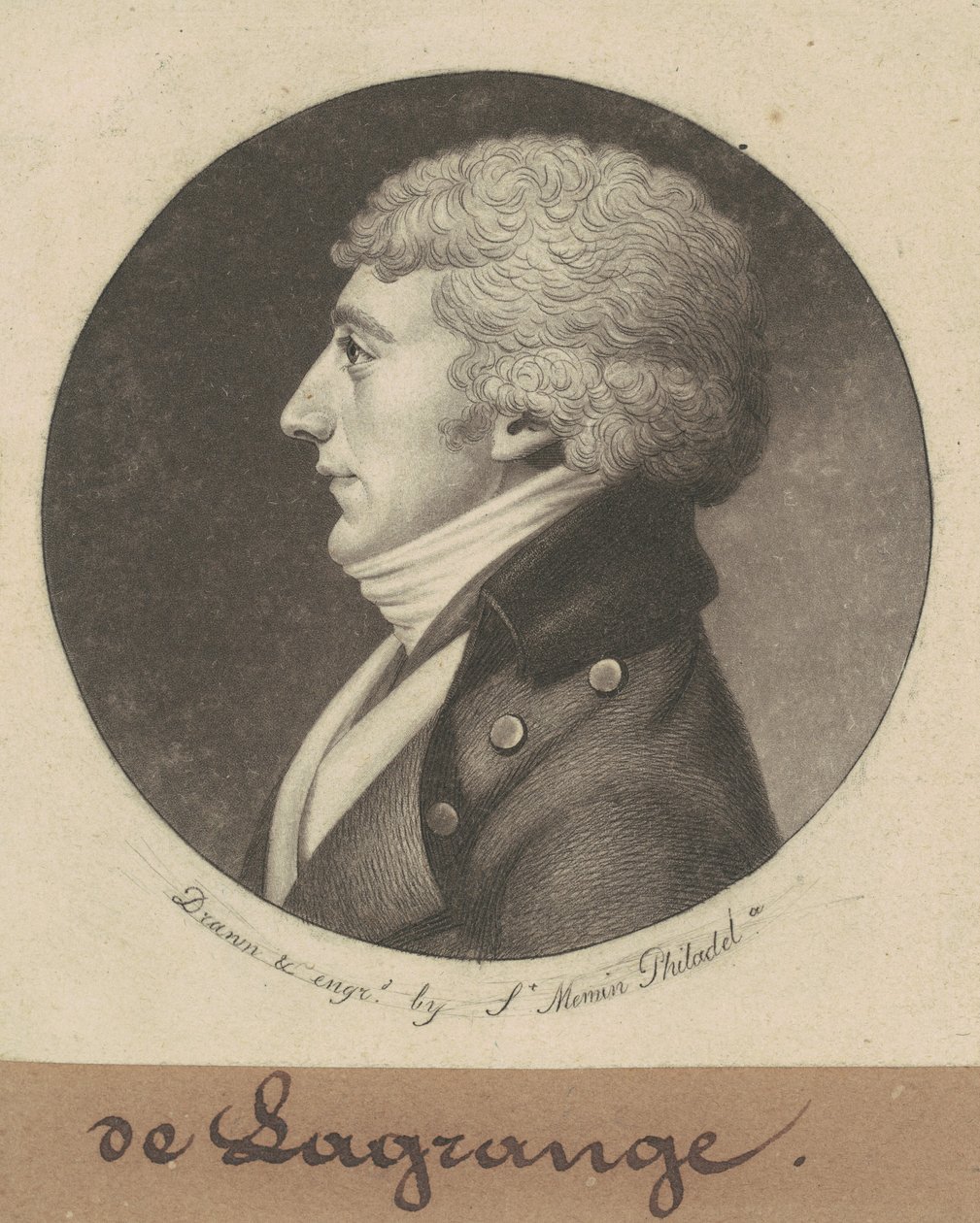 Joseph EGM z Grange autorstwa Charles B. J. Févret de Saint Mémin