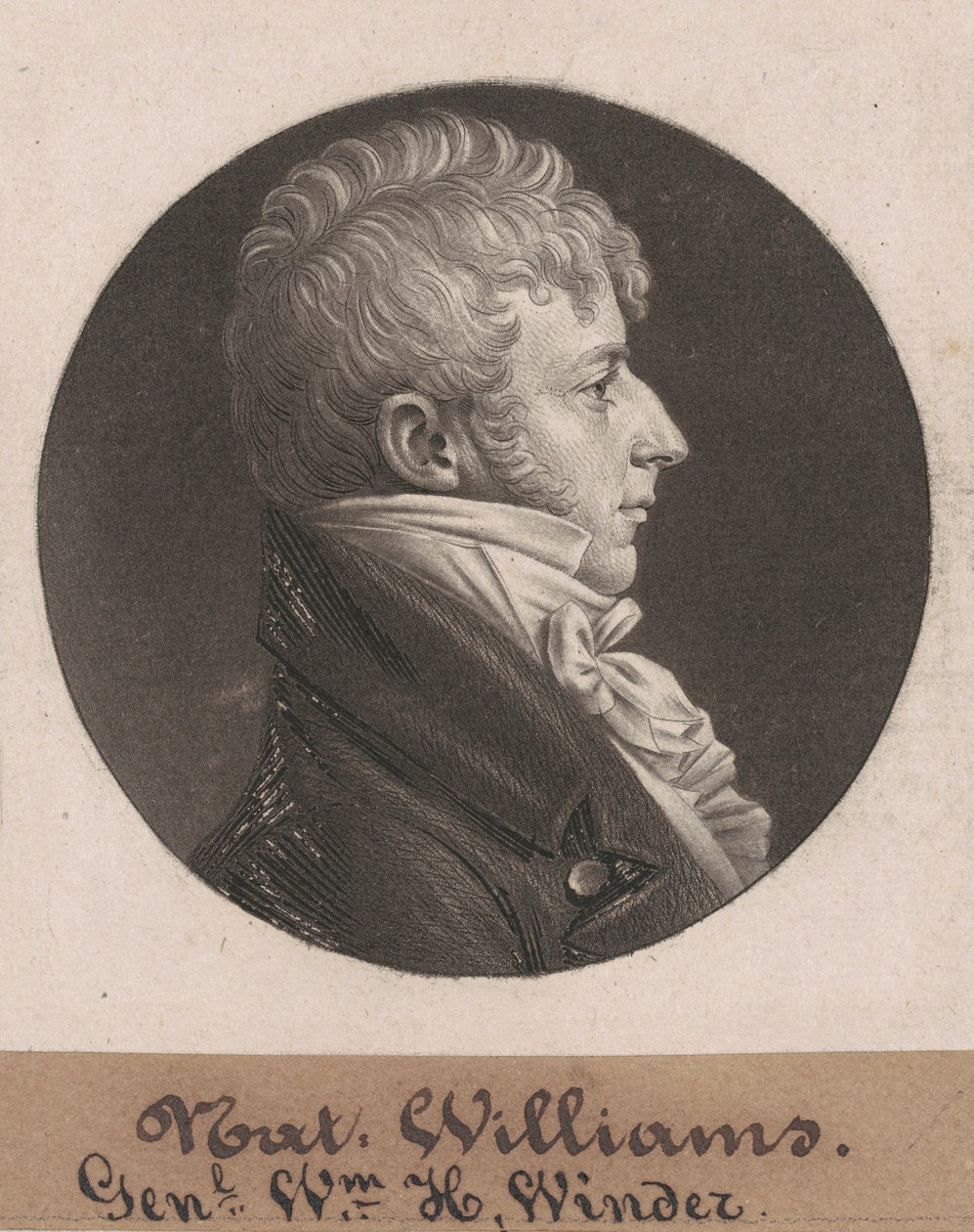 Joseph Ennals Muse autorstwa Charles B. J. Févret de Saint Mémin