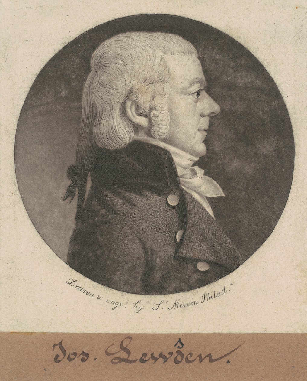 Józefa Lewdena autorstwa Charles B. J. Févret de Saint Mémin
