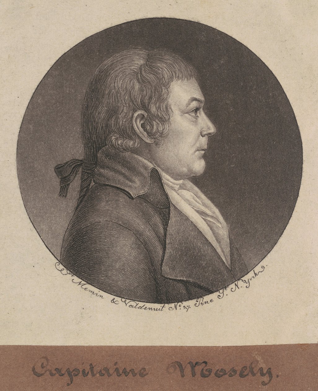 Józef Mosely autorstwa Charles B. J. Févret de Saint Mémin